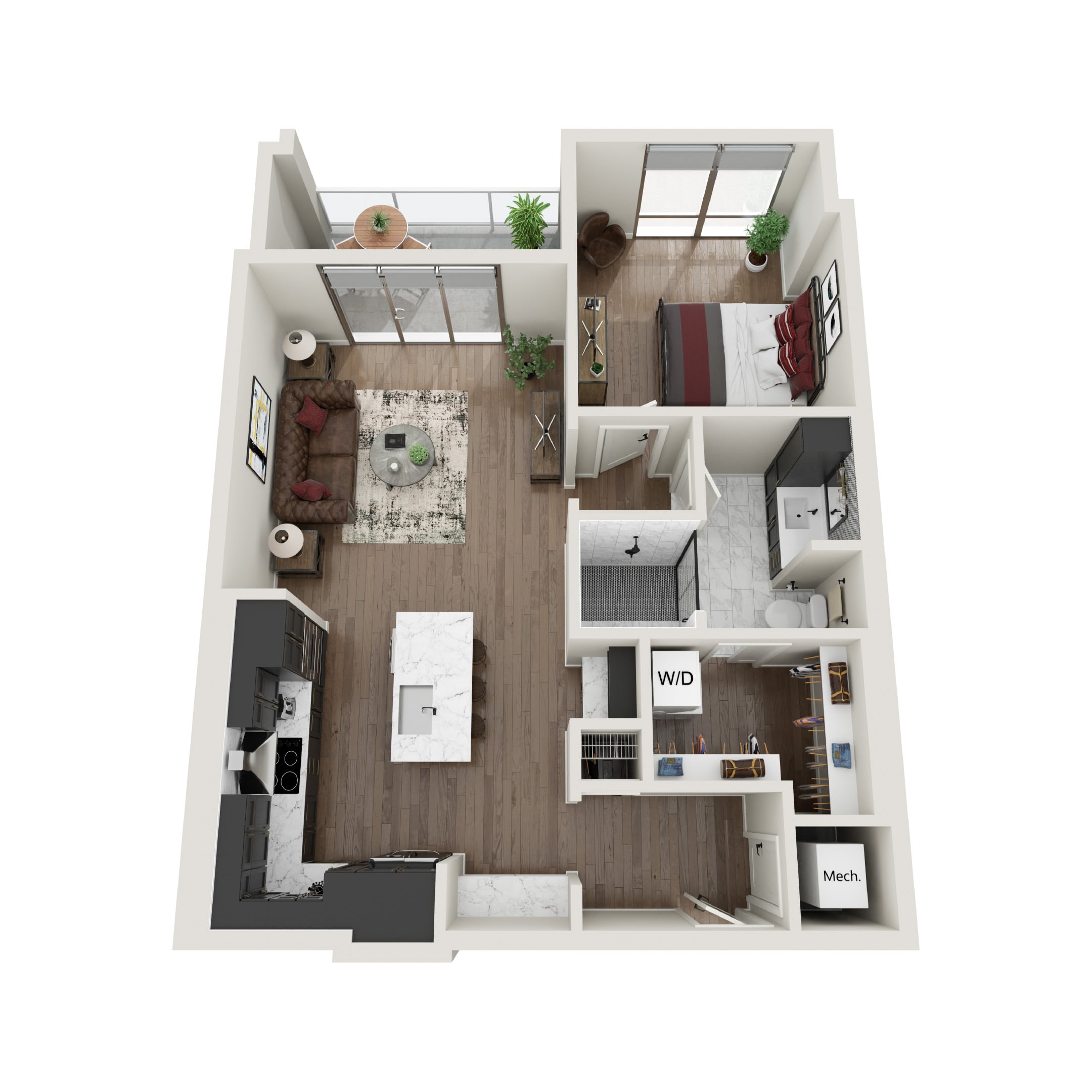 500 West Trade A1.T Floor Plan