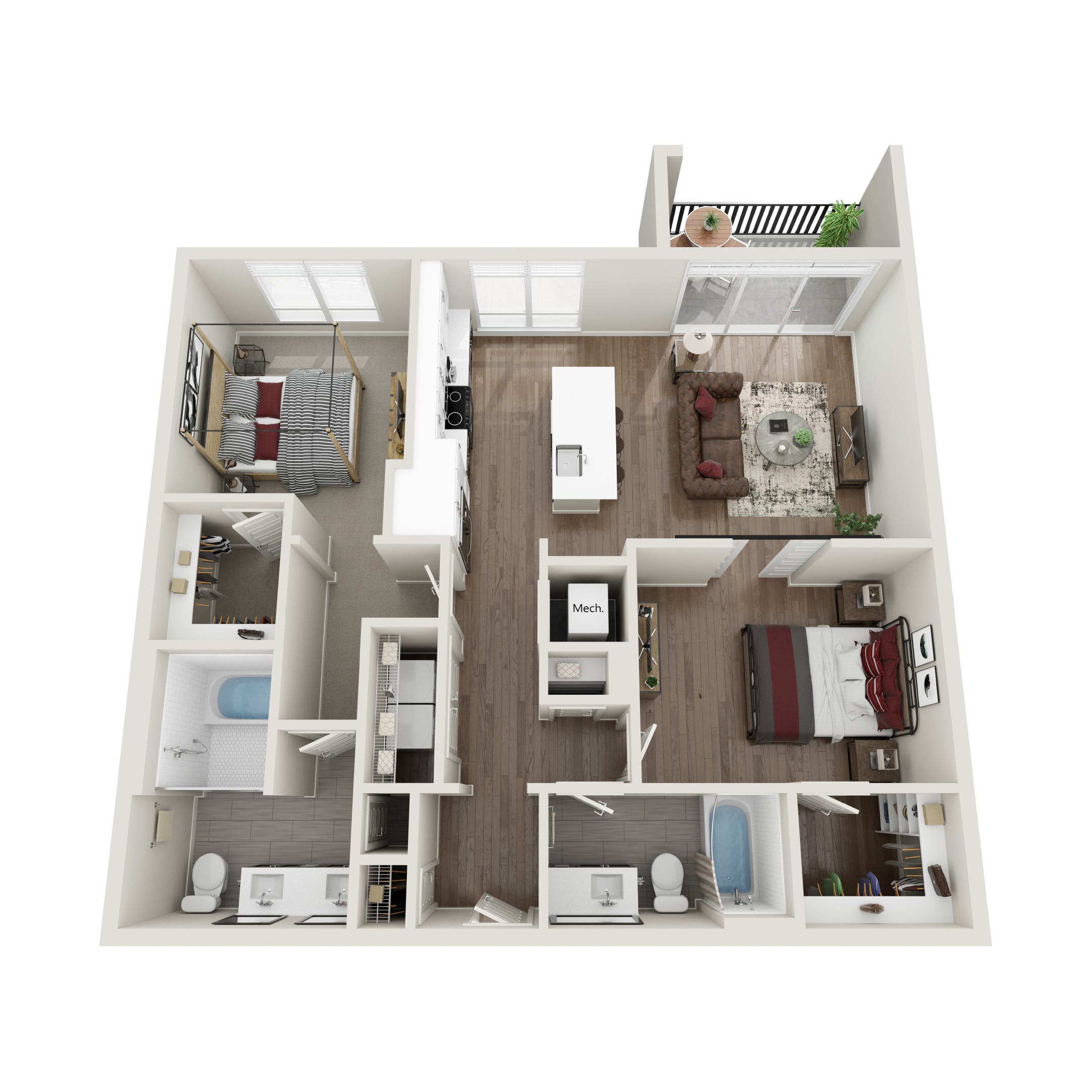 500 West Trade B2 Floor Plan
